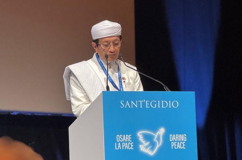 Tampil Bicara di Forum Perdamaian Internasional Vatikan, Menag RI Kenang Persahabatannya bersama Paus Fransiskus